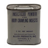 Boîte de poudre insecticide, US Army, ALLIED PRODUCTS, INC., pleine