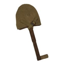 T-Shovel, M-1910, Shortened + Cover, B.B. CO. 1943