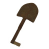 T-Shovel, M-1910, Shortened + Cover, B.B. CO. 1943