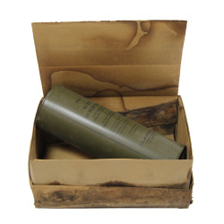 Bottle, Water for Injection, in its Cardboard Box, Army-Navy, American Red Cross