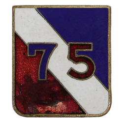 Crest, 75th Infantry Division, Ardennes, à épingle