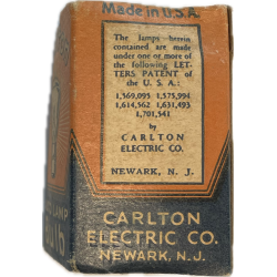 Ampoule, Carlton Electric CO., pour véhicule