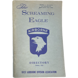 Annuaire, The Screaming Eagle, 101st Airborne Division, nom, adresse, unité