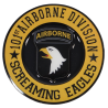 Magnet, 101st Airborne Division, rond, 3D Magnet, 101st Airborne Division, rond, 3D