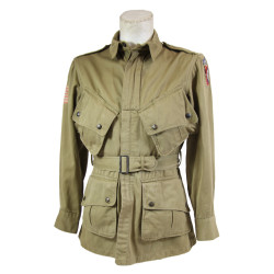 Coat, Parachute Jumper, M-1942, 82nd Airborne Division, 34R