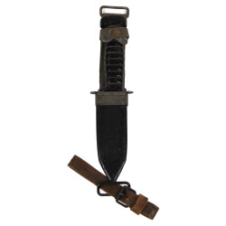 Knife, Utility, MK 1, COLONIAL, US Navy, with Modified Scabbard, UDT