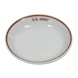 Soucoupe en porcelaine, US Army, Rosenthal