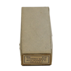 Seringue hypodermique, 2 cc, BECTON, DICKINSON & CO., Item 38440