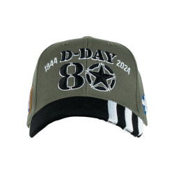 Casquette, 80e anniversaire, D-Day, kaki