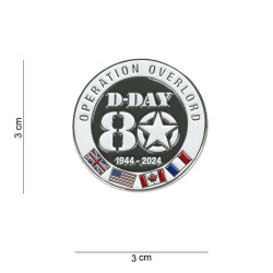 Pin's, 80th D-Day Anniversary, Drapeaux Alliés