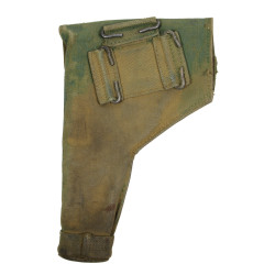 Holster, Webbing, Revolver, British, 1943, Camouflaged