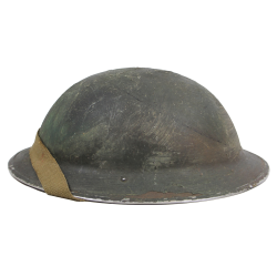 Helmet, Mk II, British, Cs-CCL, 1939-1945, Brushed Concrete Camouflage