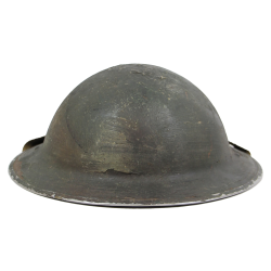 Helmet, Mk II, British, Cs-CCL, 1939-1945, Brushed Concrete Camouflage