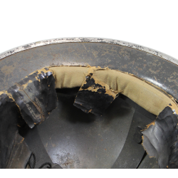 Helmet, Mk II, British, Cs-CCL, 1939-1945, Brushed Concrete Camouflage