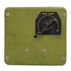 Box, Dimmer switch, Map Light, USAAF