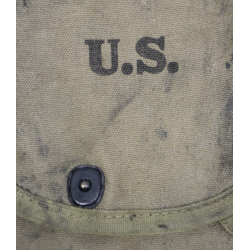 Case, Canvas, USM1A1 Carbine, Parachutist, ATLAS AWNING 1943, Modified and Camouflaged