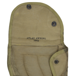 Case, Canvas, USM1A1 Carbine, Parachutist, ATLAS AWNING 1943, Modified and Camouflaged