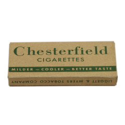 Paquet de cigarettes de ration, CHESTERFIELD, plein