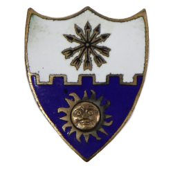 Crest, DUI, 22nd Inf. Rgt., 4th Infantry Division, SB & snow flakes