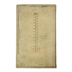 Document, 'Secret', Notes on G.S.G.S. Maps of France, Belgium and Holland, December 1943