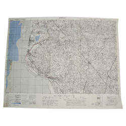 Carte, SARTILLY, Normandie, 1944