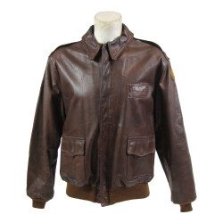 Jacket, Leather, A-2, 1st Lt. Richard Breck, 8th Air Force, USAAF