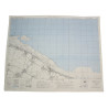 Carte britannique, SAINT-AUBIN-SUR-MER, Juno Beach & Sword Beach, Normandie, 1943
