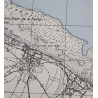 Carte britannique, SAINT-AUBIN-SUR-MER, Juno Beach & Sword Beach, Normandie, 1943