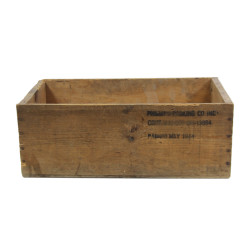 Crate, Wooden, 12 Rations, KS, PHILLIPS PACKING CO. INC., May 1944