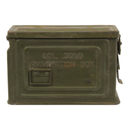 Box, Tin, Ammunition, .30 Caliber, Browning Machine Gun, REEVES
