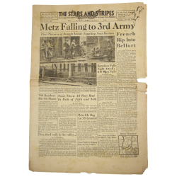 Journal, The Stars and Stripes, 21 novembre 1944, "Metz falling to 3rd Army"