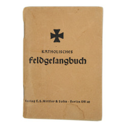 Booklet, Prayer, Katholisches Feldgesangbuch, Wehrmacht, 1939, Named