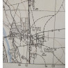Carte britannique, CAEN, Normandie, 1944