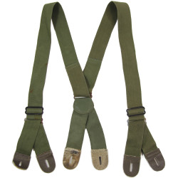 Suspenders, Trousers, Parachutist, M-1942, OD 7