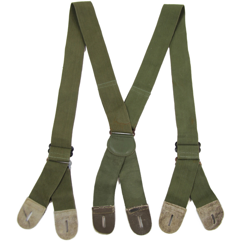 Suspenders, Trousers, Parachutist, M-1942, OD 7