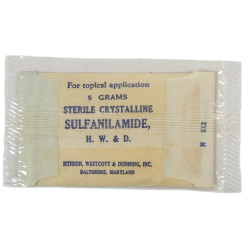 Packet, 5 Grams, Sulfanilamide Powder, H.W.&D.