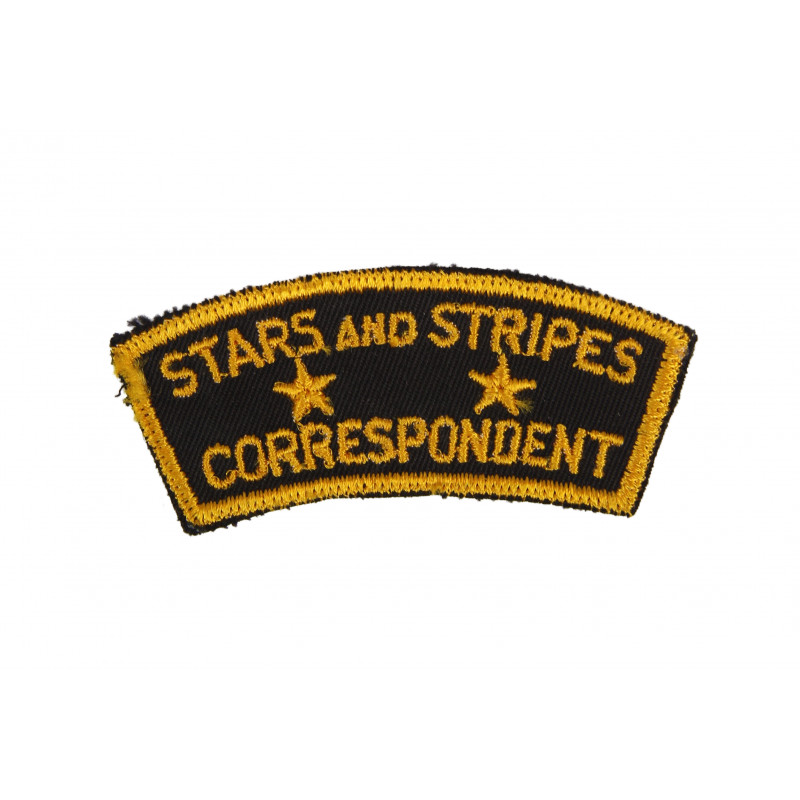 Insigne, Stars and Stripes Correspondent, twill Insigne, Stars and Stripes Correspondent, twill