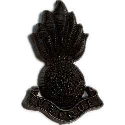 Cap Badge, Officier, Royal Regiment of Artillery, plastique