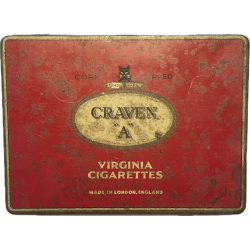 Box, Empty, British Cigarettes, CRAVEN A, Normandy