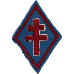 Insigne, 1ère Division Française Libre, brodé