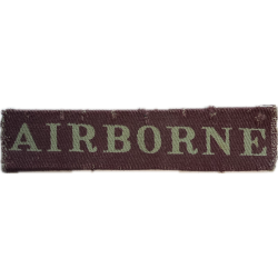 Shoulder Title, British Airborne, Printed