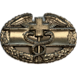 Badge, Combat Medic, US Army, Sterling