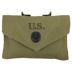 Pouch, First-Aid, M-1942, JQMD 1944, with First-Aid Packet