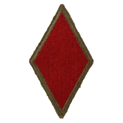 Insigne, 5th Infantry Division, bord vert, dos vert