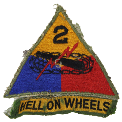 Patch, 2nd Armored Division, Tab Hell on Wheels