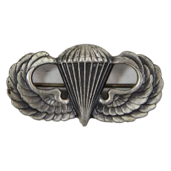 Badge, 'Jump Wings', Parachutist's, US Army, Sterling