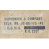 Carton, Prisoners of War, American Red Cross, Insecticide