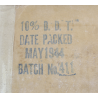 Carton, Prisoners of War, American Red Cross, Insecticide