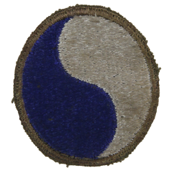 Insigne, 29th Infantry Division, Black Back, British Made