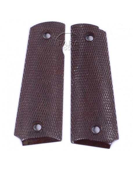 Plaquettes bakelite pour pistolet M1911A1 Plaquettes bakelite pour pistolet M1911A1